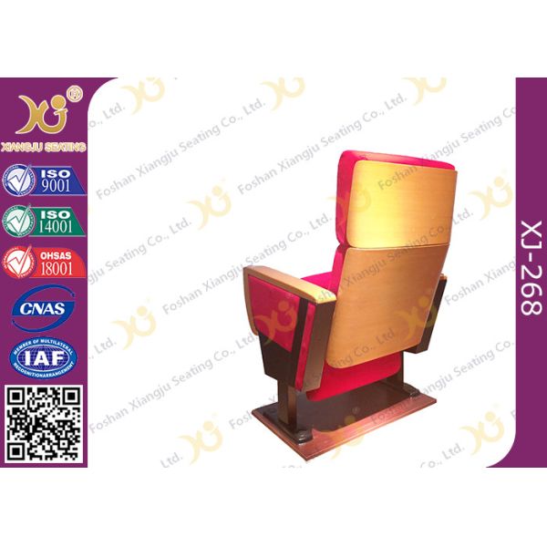 Modern Folded Commercial Auditorium Chairs With Strong Steel Structural Single Leg