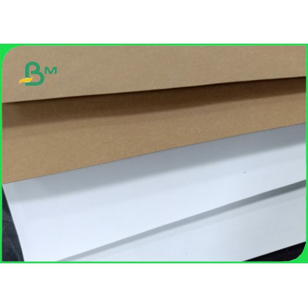 0.55mm brown white gold color Wrinkle free washable kraft paper roll for bags