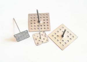 China 50mm base Mild Steel Insulation anchor Pins For Reinforceing Soundproof Fabrics on sale