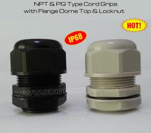 Quality IP68 / IP69K Plastic Cord Grips (Cable Glands) with PG and NPT Threads for sale
