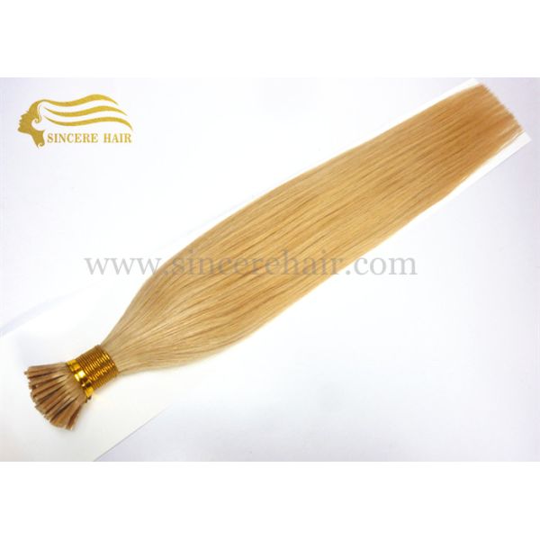 Hot Sale 50 CM Blonde Straight Pre Bonded I-Tip Hair Extensions 1.0 Gram For Sale Hot Sale 50 CM Blonde Straight Pre Bonded I-Tip Hair Extensions 1.0 Gram For Sale