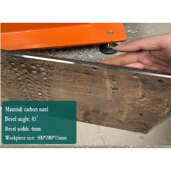 1400r/Min CNC SS Plate Edge Milling Machine Cold Working