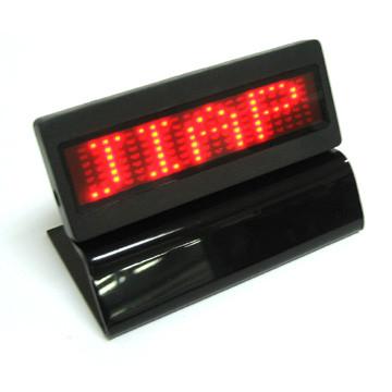 Buy Red Scrolling led name badge, Mini Led message badge at wholesale prices