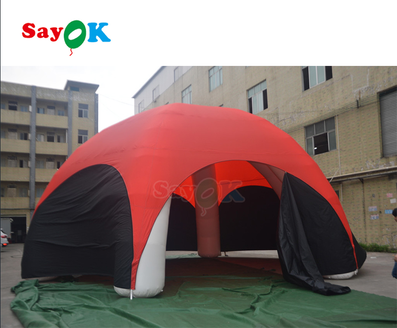 Large Camping Inflatable Gazebo Marquee Tent Trade Outdoor Inflatable Igloo Marquee Dome Spider Tent for Event