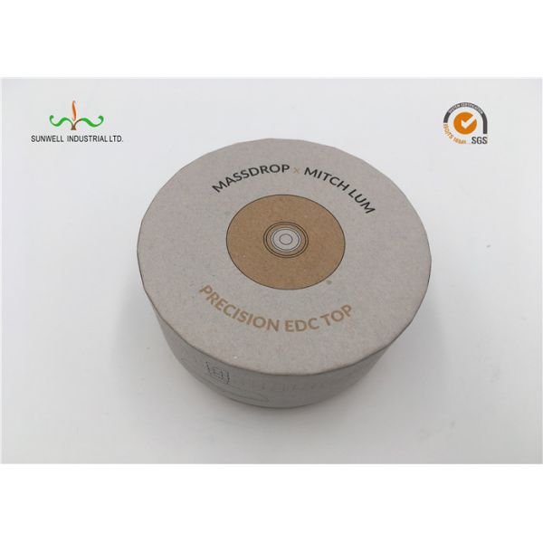 Coffe / Tea / Cosmetic / Candle Cardboard Cylinder Tubes Packaging Box SGS ISO9001