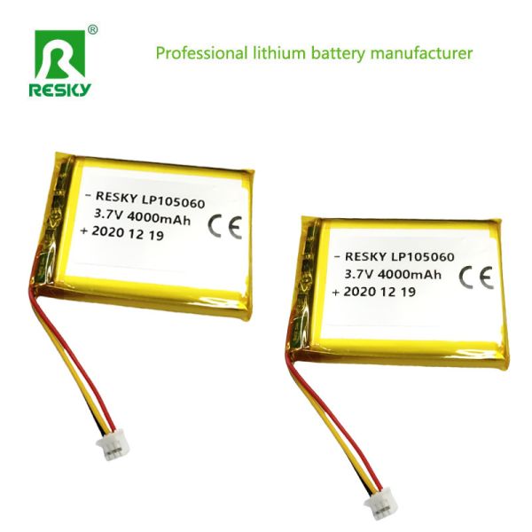 105060 Lithium Polymer Lipo Batteries 3.7V 4000mAh For Bluetooth Speaker