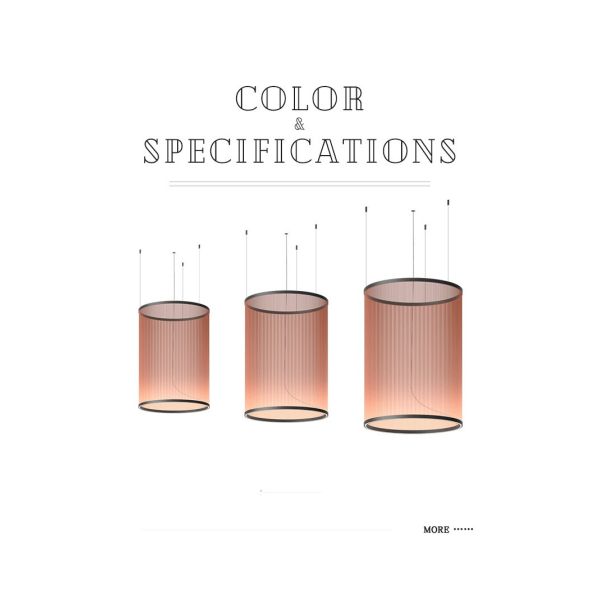 Modern Spanish Restaurant Light Adjustable Height New Simple Rope Pendant Square Oval Cotton Rope Ceilings Rooms Installation