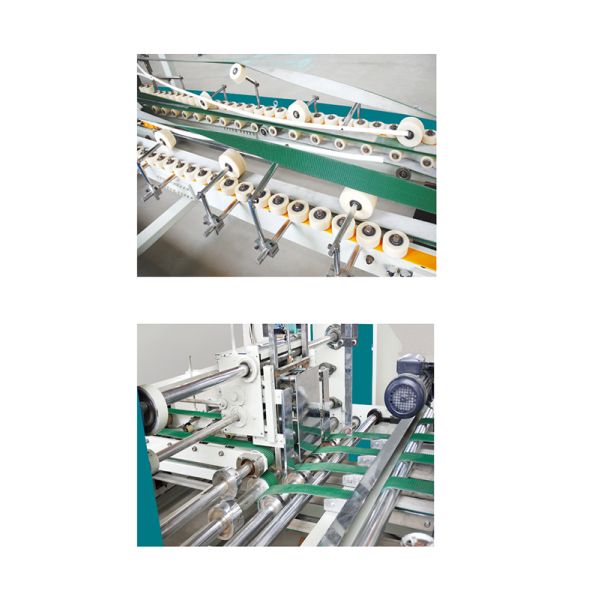 Corrugated Board Full Auto Folder Gluer Machine Box Making Electric