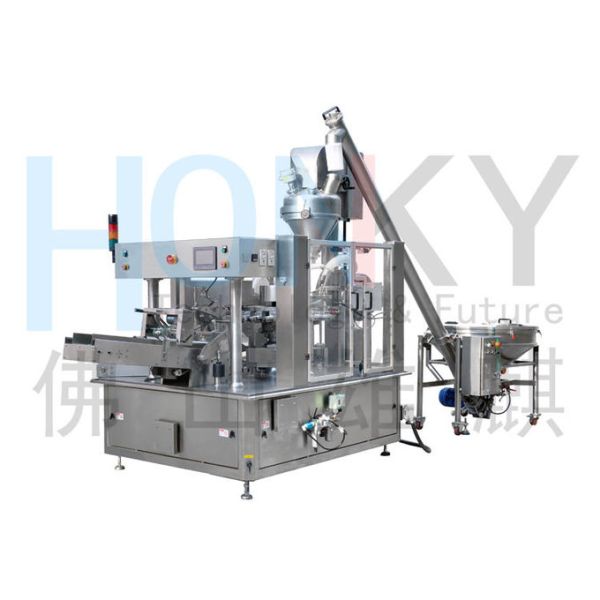 High Speed Rotary Type Automatic Premade Stand up Zipper Pouch Bag Filling Packaging Machine