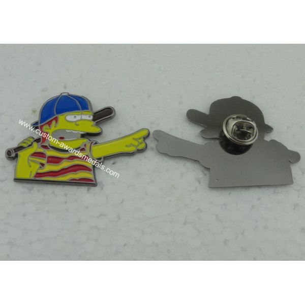 Die Struck High Polish Pin Badge , Die Casting Hard Enamel Pin , 3D Zinc Alloy Badges