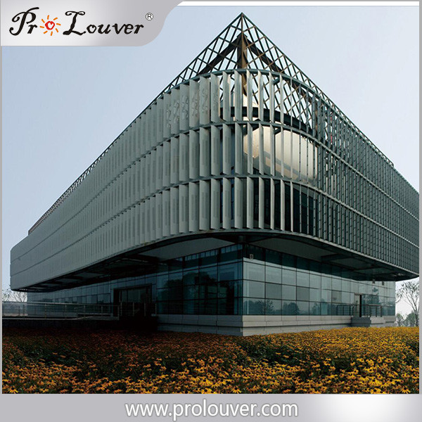 Exterior Aerofoil Aluminum Airfoil Louvers Sun Control Horizontal For Building facades