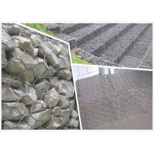 ISO9001 Anti Corrosion 2x1x1m Woven Gabion Basket