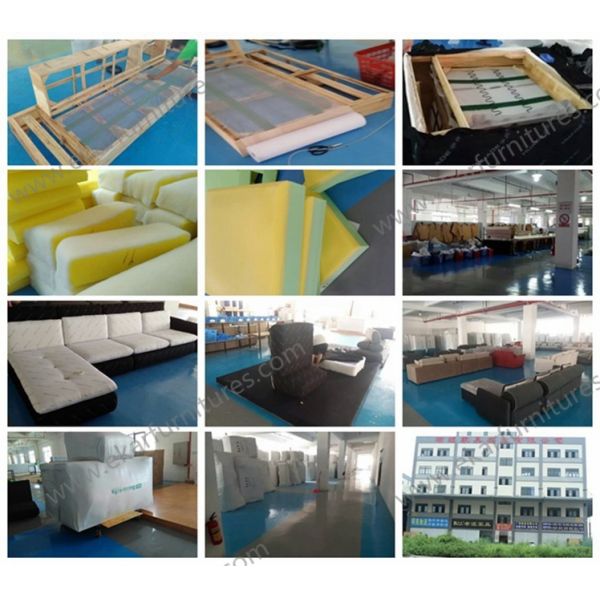 Fashionable Simple Modern Sectional Sofa guangdong shenzhen Corner Leather Sofa