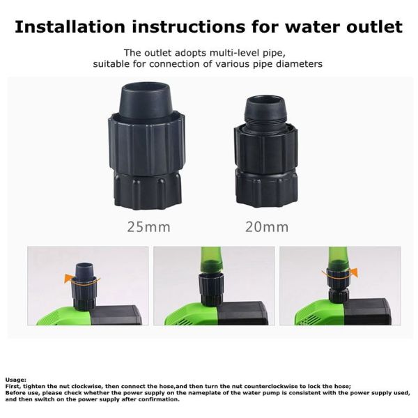 500 Gph Pond Hydroponic Fish Tank Aquarium Pumps Submersible Water Pump