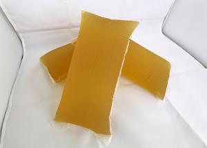 China Yellow Synthetic Rubber Based Hot Melt Adhesive For Labels on sale