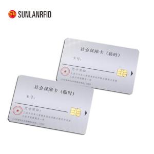 China SLE 4428 Contact IC Card Social Security card Medical Insurance Card on sale