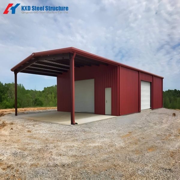 Prefab House Steel Structure Frame Storage Shed Workshop Steel Building