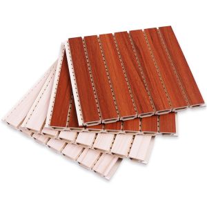 Wood Plastic Composite WPC Sound Proofing Panels Bendable