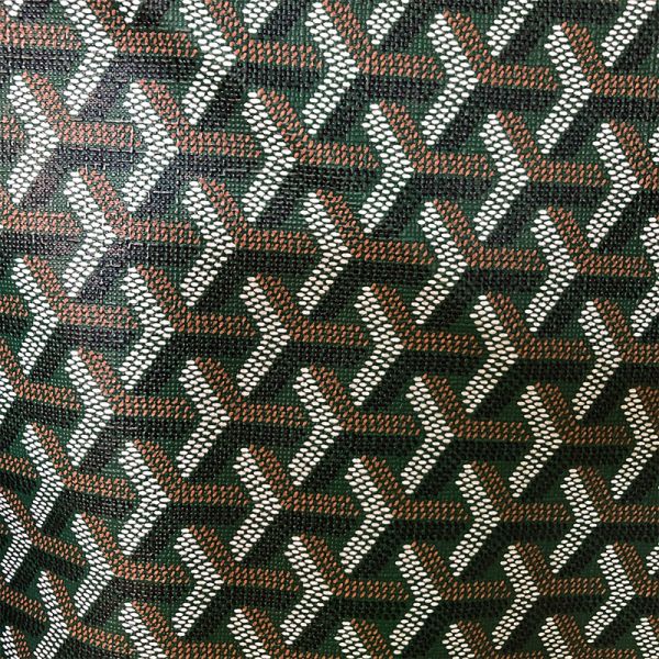 Imitated Goyard Style PVC Leather Brushed Base For Handbag Packing Box Phone Case Decoration Usage