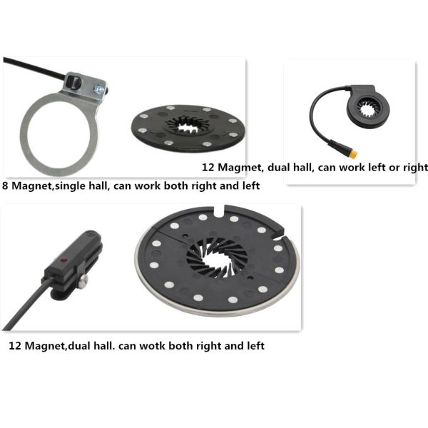 LCD Display Electric Mountain Bike Kit, 48v 1000w Dc Gearless Front Motor Kit