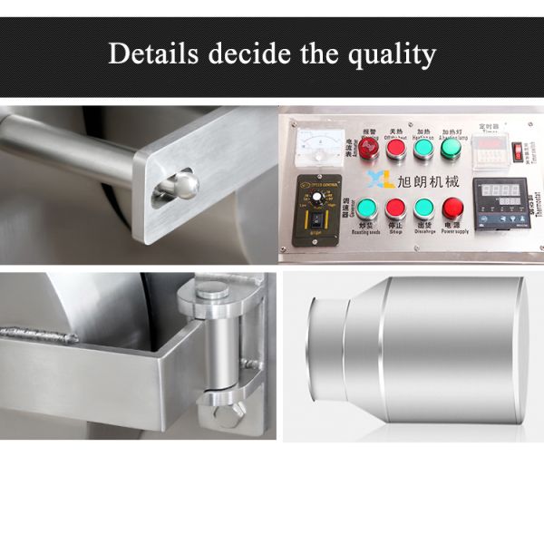 stainless steel roasted pepper soya beans machine walnut hazelnut roasting maker equipment