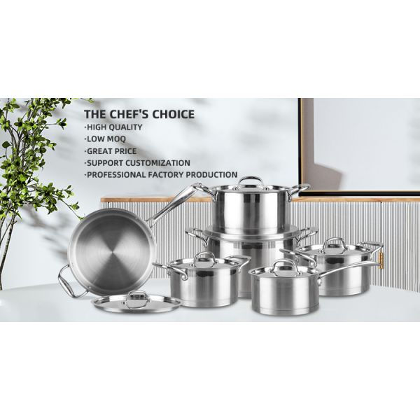 Food Grade 304 Stainless Steel Non Stick Pan Honeycomb Pot Bottom