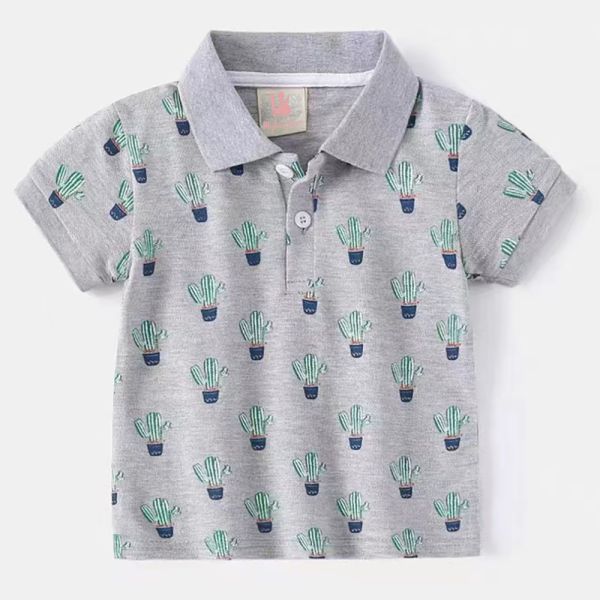 2023 baby fashion Polo T shirt kids tops children wear make up wholesale clothes boys polo shirts