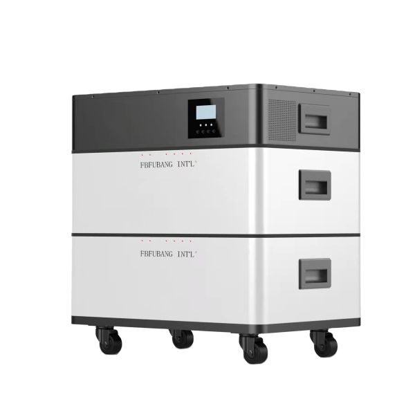 Stacked 51.2v All In One Solar System Off Grid 5kw 48v 100ah Lifepo4 Battery