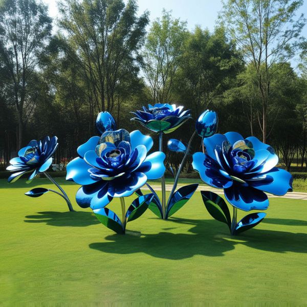 Metal Gift Stainless Steel Rose Sculpture For Weddings & Anniversaries