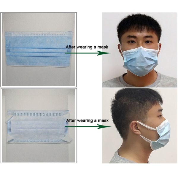 3 Ply Disposable Surgical Face Mask , Anti Virus Face Mask With CE/FDA Approval