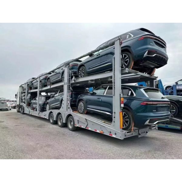 3 Axles Double Classis Car Carrier Transport Cars Semi Trailer with Affordable Cost