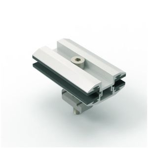 China 10 Years Warranty Aluminum Alloy Extrusion Profile Solar Panel Clamps on sale