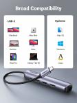 USB C Hub 60Hz 5-in-1 Gigabit Ethernet Adapter with 4K HD-MI PD 100W Fast