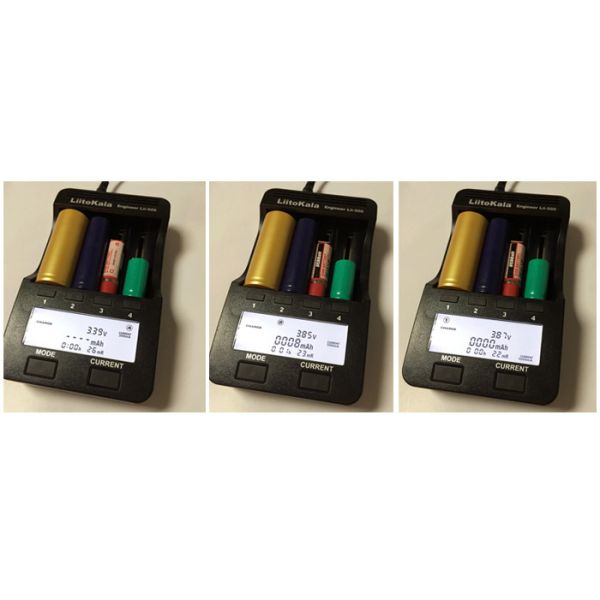 LiitoKala Engineer Lii-500 Lithium and NiMH Battery LCD Smartest Battery Charger for 18500, 18650, 26650, 14500, AA, AAA