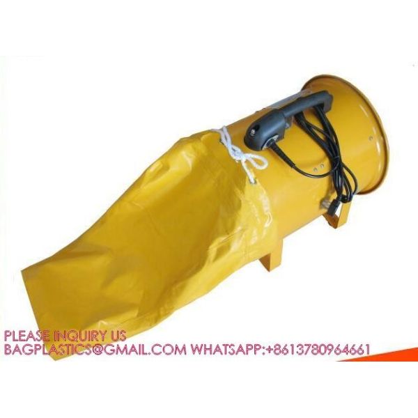 Ventilation Confined Limited Spaces Air Supply 200mm 5m Fire Resistant PVC Flexible Air Duct