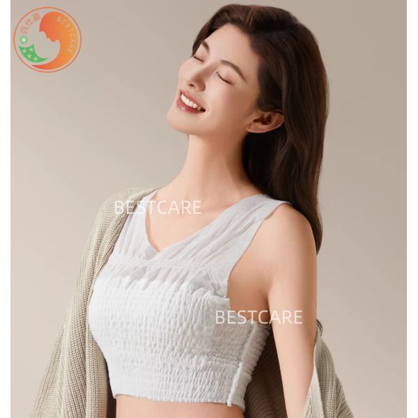 Wearable Disposable Breastfeeding Bra High Absorbency With Non Woven Fabric
