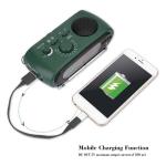 AM FM Internet Emergency Lantern Radio , Solar Powered Portable Radio Rechargeab