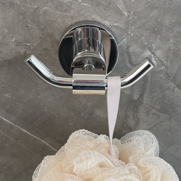 Anti Skid Bathroom Robe Hooks SUS304 Coat Towel Wall Hangers Hooks