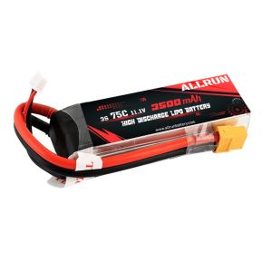 3S 3500mAh 11.1 V High Discharge LiPo Battery Pack 75C Li Polymer Battery