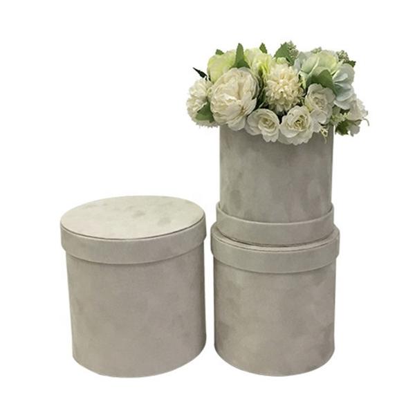 Round Hug Bucket Gift Box Luxury Paper Box Packaging For Flowers