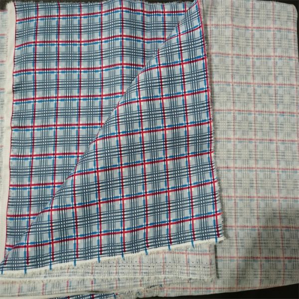 100 Cotton Fire Proof Fabric Printed Plaid EN11611 EN11612 58 In