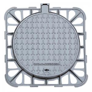 China Municipal Ductile Iron Manhole Cover D400 Round Composite 850 * 850mm on sale
