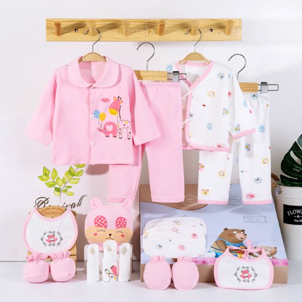 Golden supplier 100% cotton baby clothings gift clothes box newborn new born baby gift set
