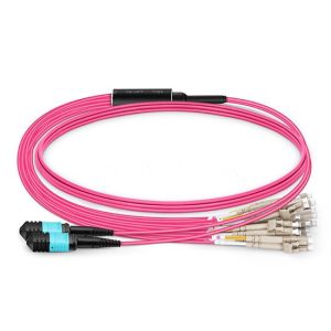 Quality Lc To Lc Multimode Duplex Fiber Optic Patch Cable OM1 OM2 OM3 OM4 1m MPO for sale