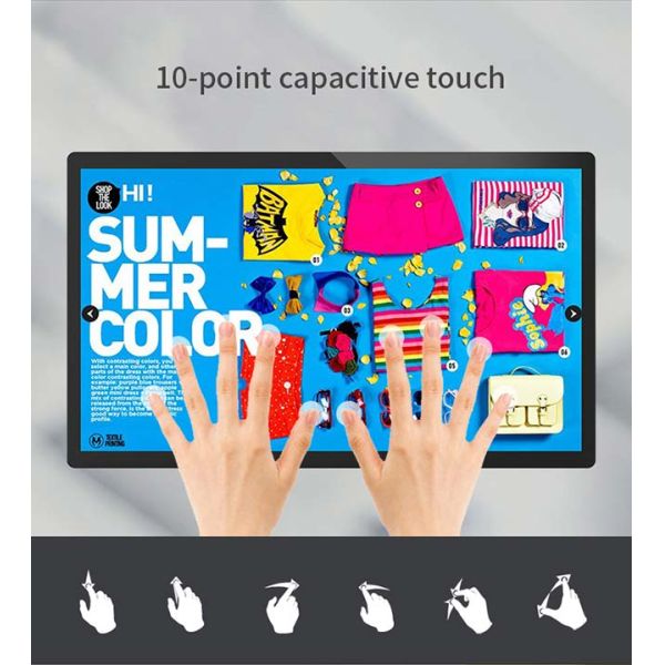 Advertising Display Digital Signage For Hospital Rk3288 Quad Core Android 8.1