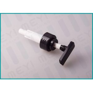 Smooth Black Lotion Pump Dispenser , Plastic Soap Dispenser Pump Replacement
