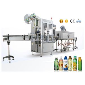 PET / OPS Small Capacity Shrink Sleeve Label Applicator For Flat Bottles