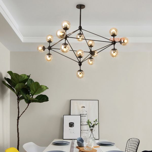 Industrial frosted glass pendant lights for Indoor home Living room Kitchen Lights (WH-VP-26)