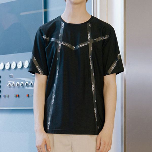 Unisex T Shirt Embossed Printing , Customized Cool Design T Shirts For Men