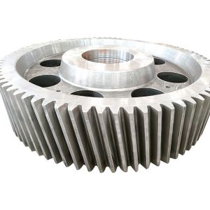 China Forging Grinding 50HRC Steel Straight Bevel Gear on sale